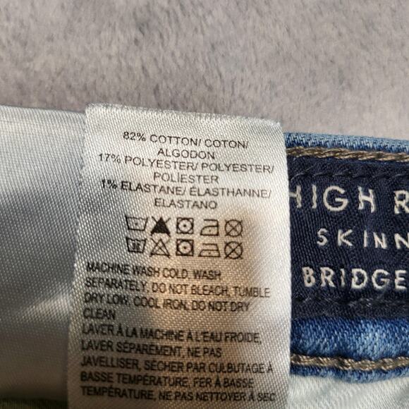 Lucky Brand Jeans Womens 8 29 Blue High Rise Skinny Bridgette Denim Stretch - Picture 5 of 12
